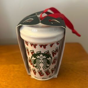 Starbucks Holiday 2019 Ceramic Ornament Red Cup 5/$25